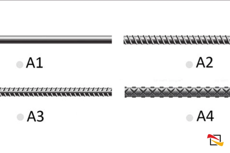 تفاوت میلگردهای A1، A2، A3 و A4