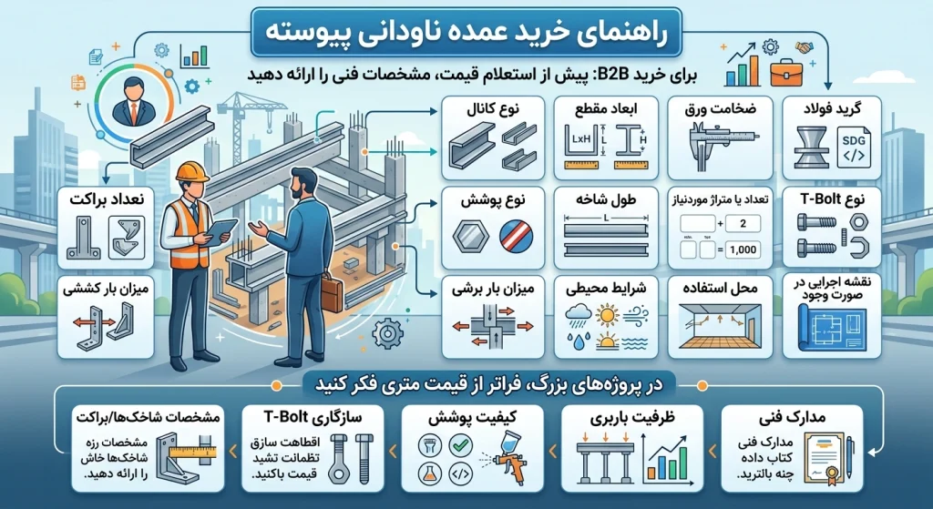 راهنمای خرید عمده ناودانی پیوسته